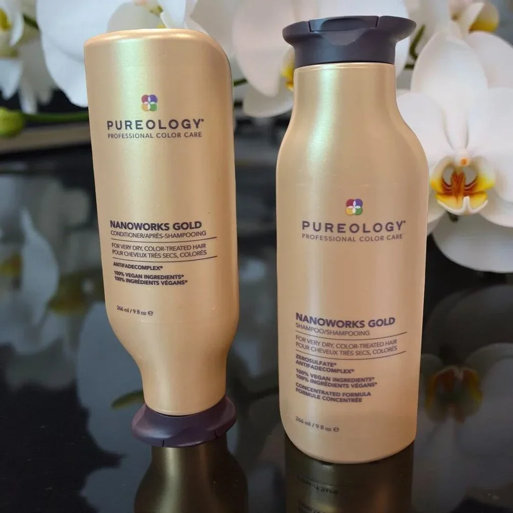 Pureology Nano Works GOLD Shampoo and Conditioner Duo Set ( 9.8 OZ each )
